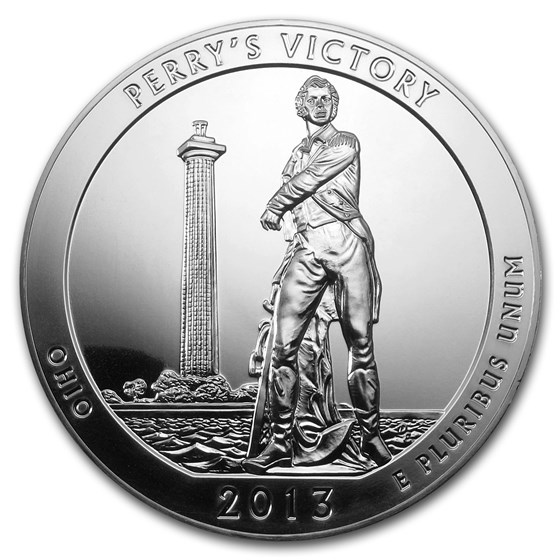 2013 5 oz Silver ATB Perry's Victory and Peace Park, OH 2013 5 oz Silver ATB Perry's Victory and Peace Park, OH